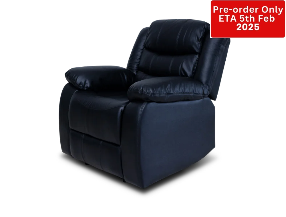 Cozycrown Recliner Chair Black - Pre-Order