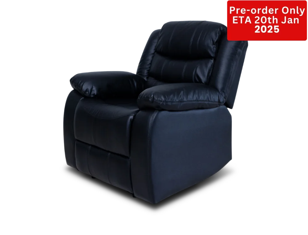 Cozycrown Recliner Chair Black - Pre-Order