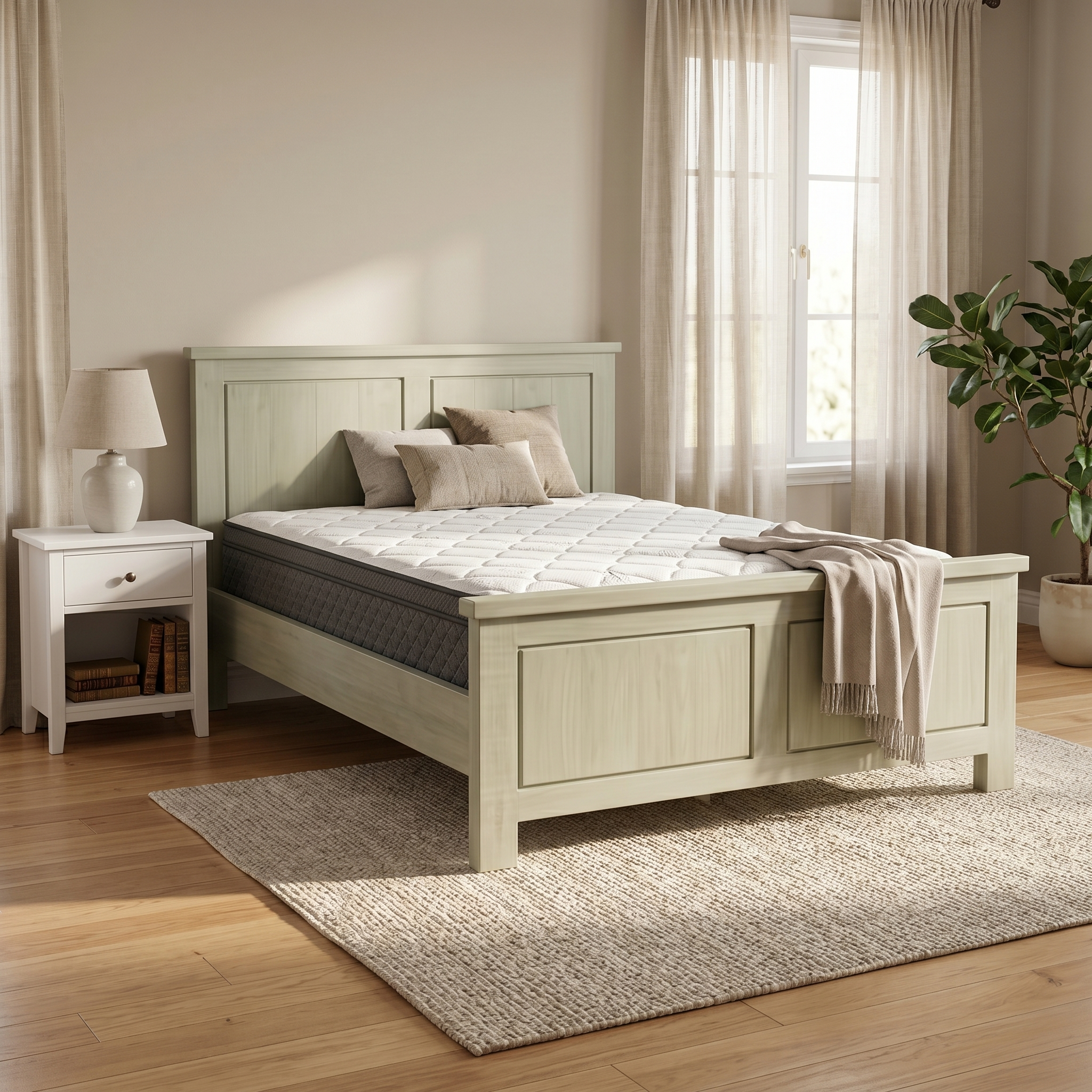 Signature Bed Frame + SleepTime Ultra Mattress - lifestyle
