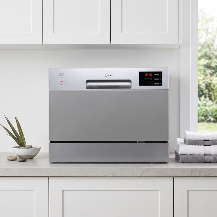 Midea 6 Place Benchtop Dishwasher JHDW6TT lifestyle