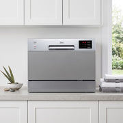 Midea 6 Place Benchtop Dishwasher JHDW6TT lifestyle