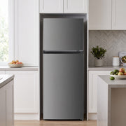 Imprasio 415L Top Mount Fridge Freezer Stainless Steel lifestyle