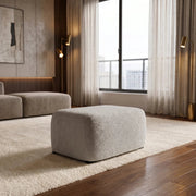 NZ Made Deseo Ottoman - Side View | Furniture World NZ