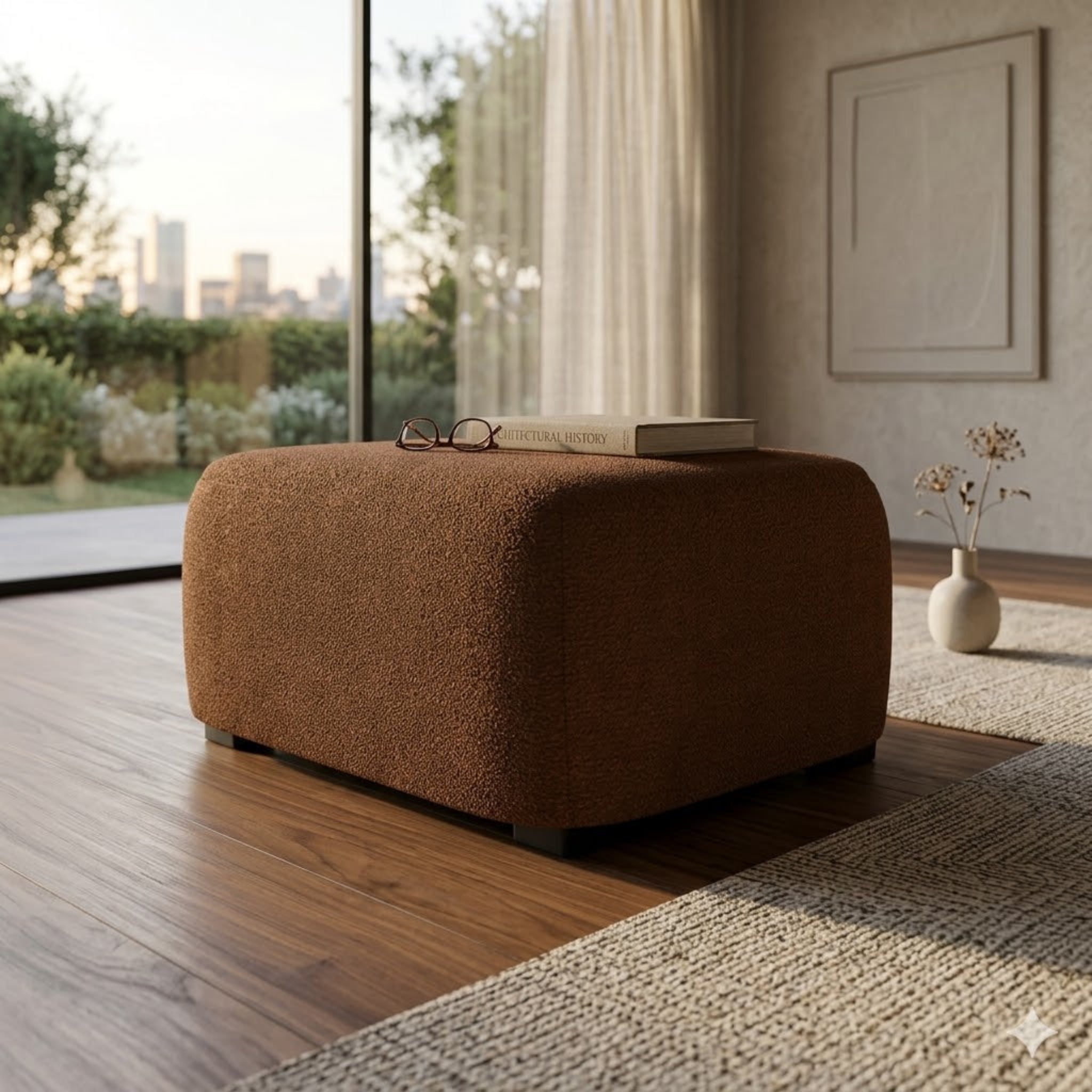 NZ Made Deseo Ottoman - Detail View | Furniture World NZ