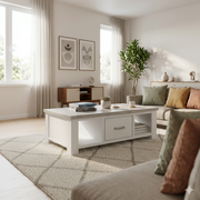 UrbanNest Coffe Table With Drawers - lifestyle