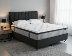 SleepMax Pillow Top Mattress + NZ Made Eco Bed Base