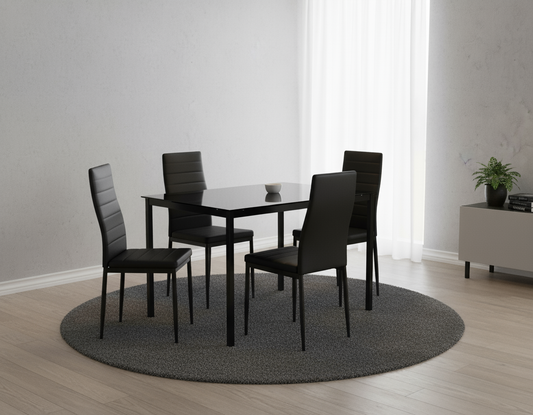 Niko Dining Table + Rio Chairs Dining Suite