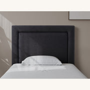 HH02 Herne Bay Fabric Headboard — Single / King Single / Grey [Furntech SKU: PR131]