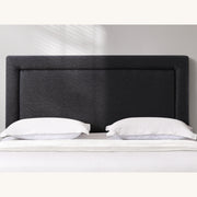 HH02 Herne Bay Fabric Headboard — Double / Queen / Grey [Furntech SKU: PR133]