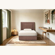 HH02 Herne Bay Fabric Headboard — Single / King Single / Mocha Mousse [Furntech SKU: PR508]