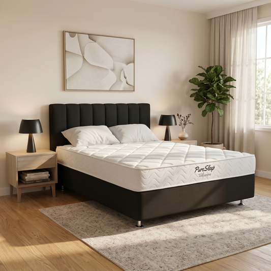 NZ Made Eco Bed Base+Puresleep Mattress - lifestyle