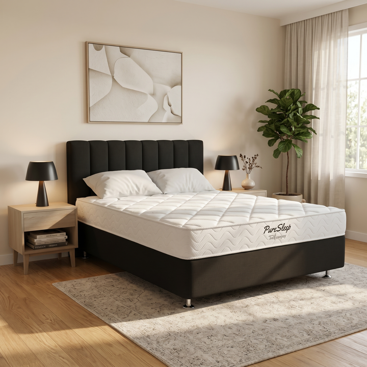 NZ Made Eco Bed Base+Puresleep Mattress - lifestyle