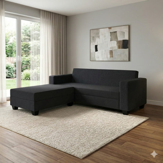 NZ Made Eco 3 Seater with Chaise Corner Sofa | Furniture World NZ