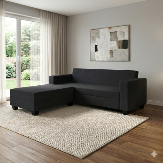 NZ Made Eco 3 Seater with Chaise Corner Sofa