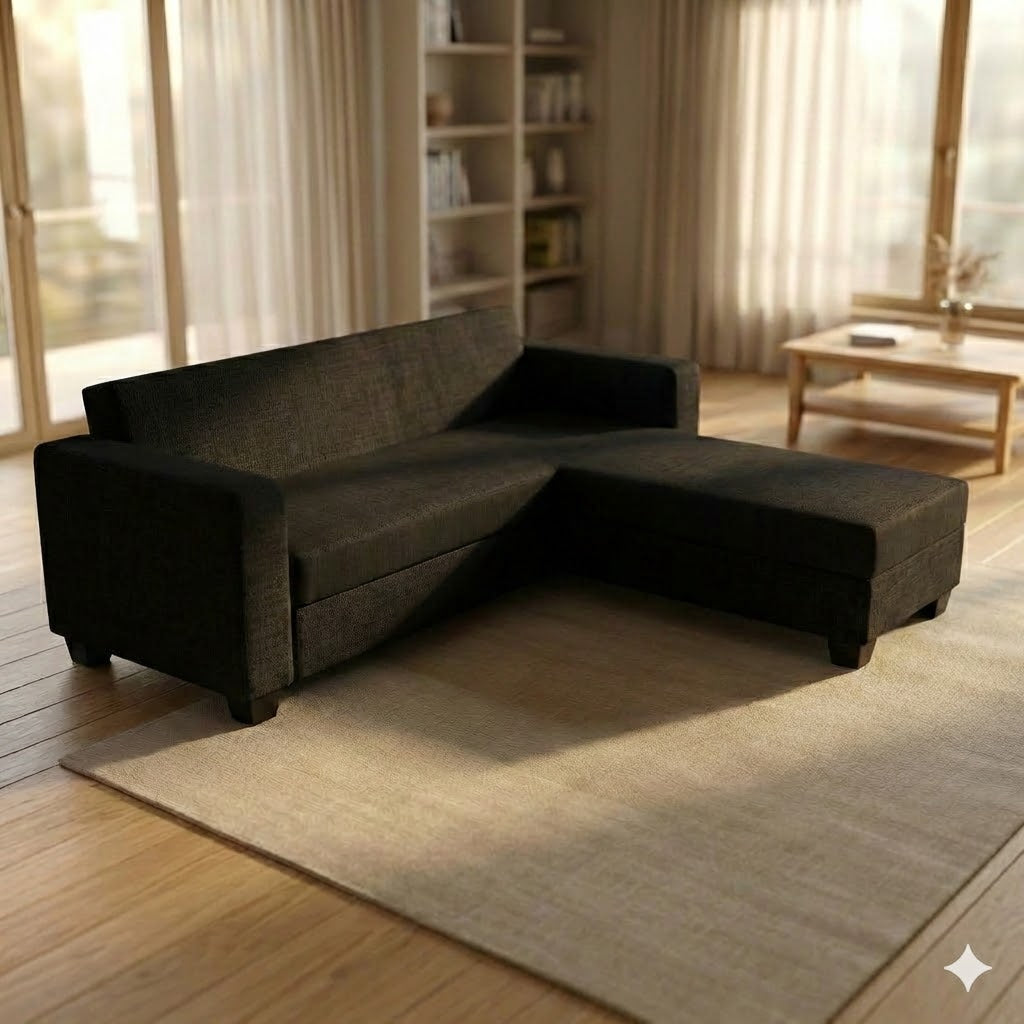 NZ Made Eco 3 Seater with Chaise Corner Sofa | Furniture World Auckland