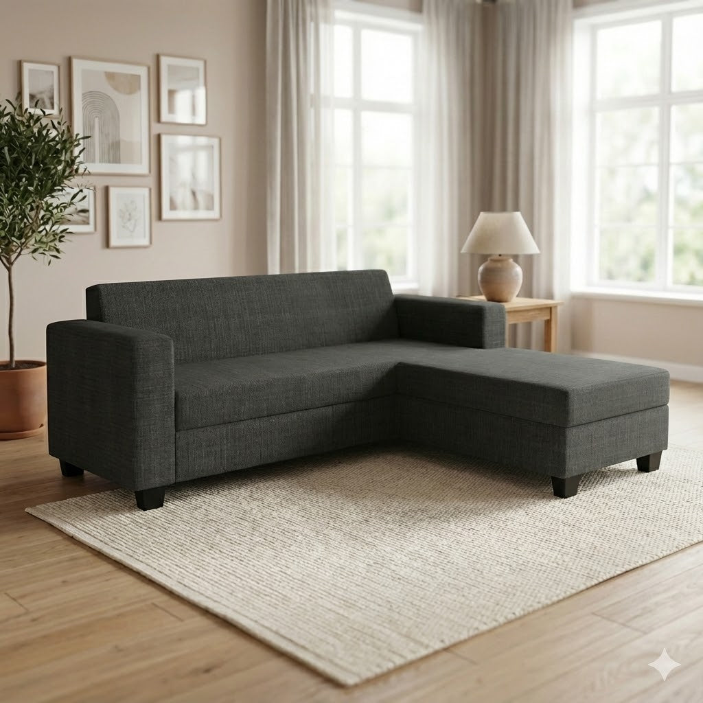 NZ Made Eco 3 Seater with Chaise Corner Sofa