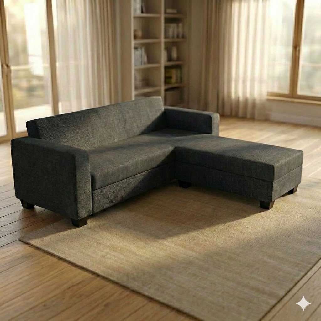 NZ Made Eco 3 Seater with Chaise Corner Sofa | Furniture World Auckland
