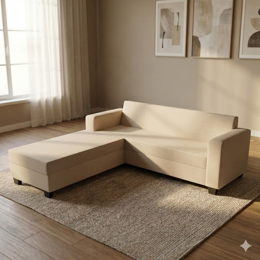 NZ Made Eco 4 Seater with Chaise Corner Sofa