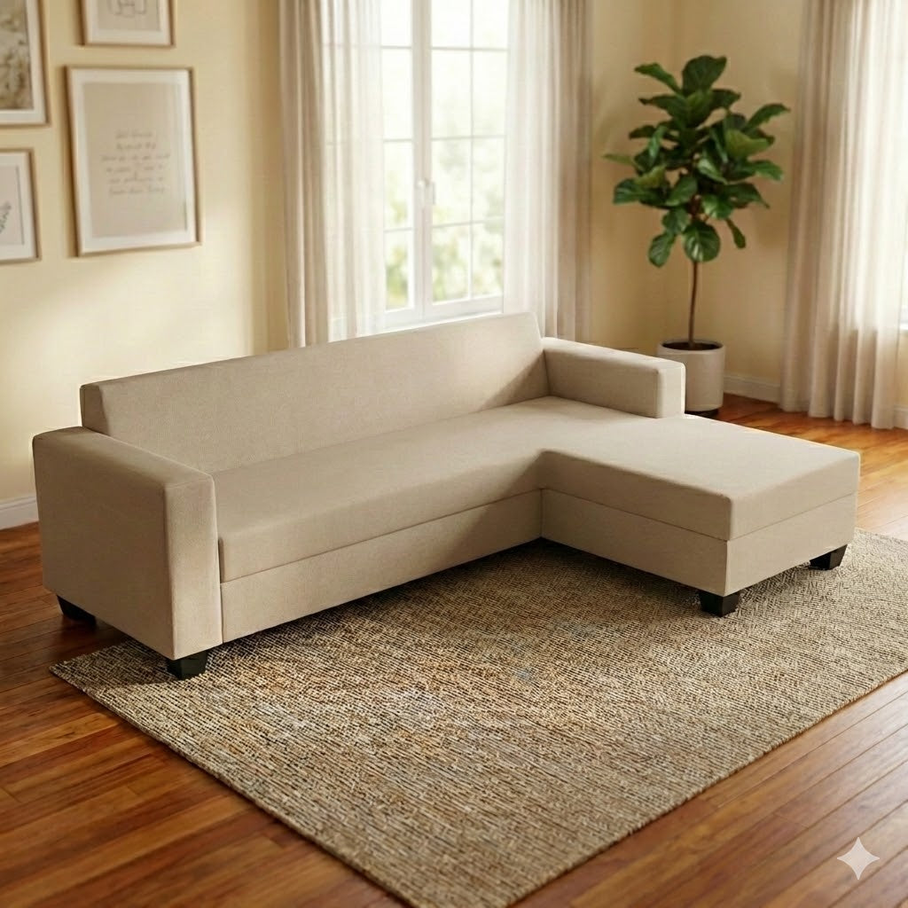 NZ Made Eco 4 Seater with Chaise Corner Sofa