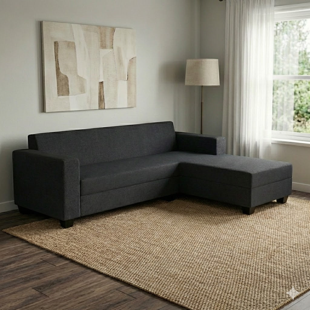 NZ Made Eco 4 Seater with Chaise Corner Sofa