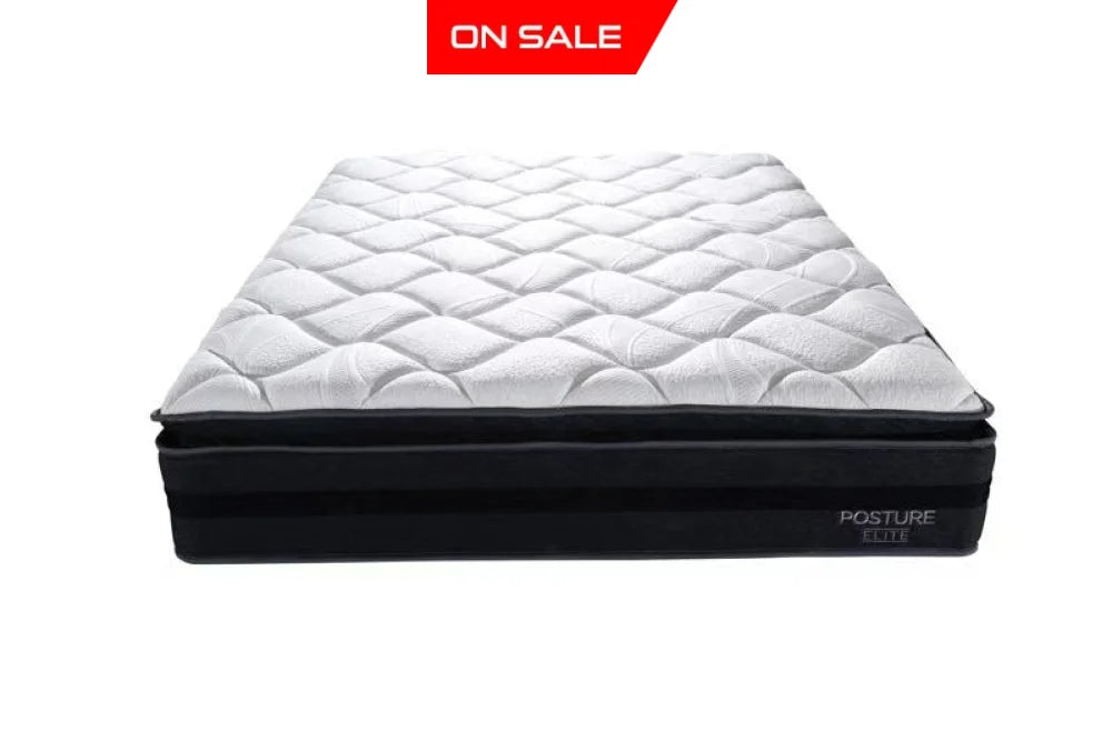 Eco Bed Base + Sleepmax Posture Elite Medium Mattress Bedroom Furniture Sets