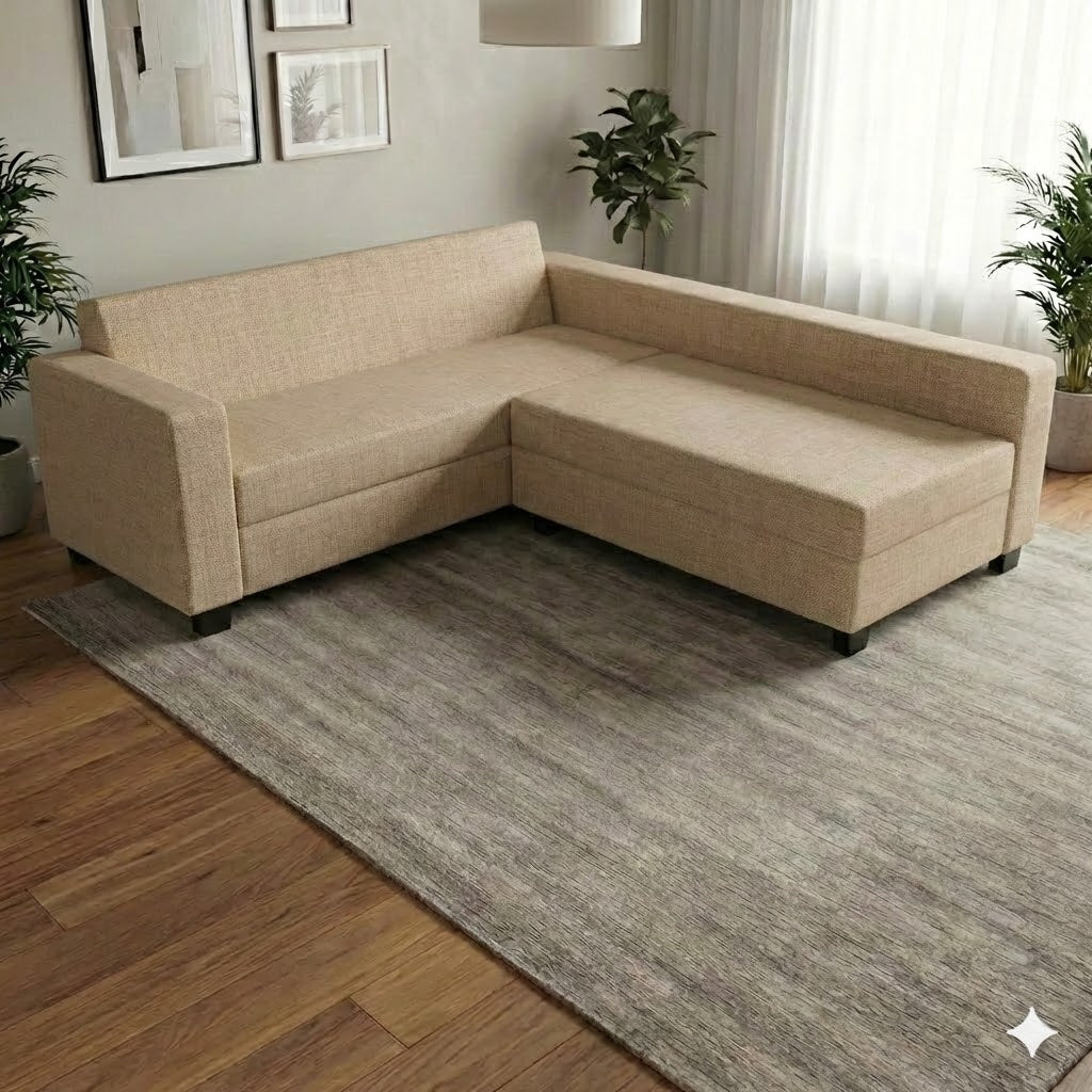 NZ Made Eco Long-Arm with Chaise Corner Sofa