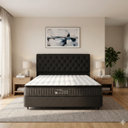 SleepTime Pocket Pillowtop Mattress + NZ Made Eco Bed Base - lifestyle