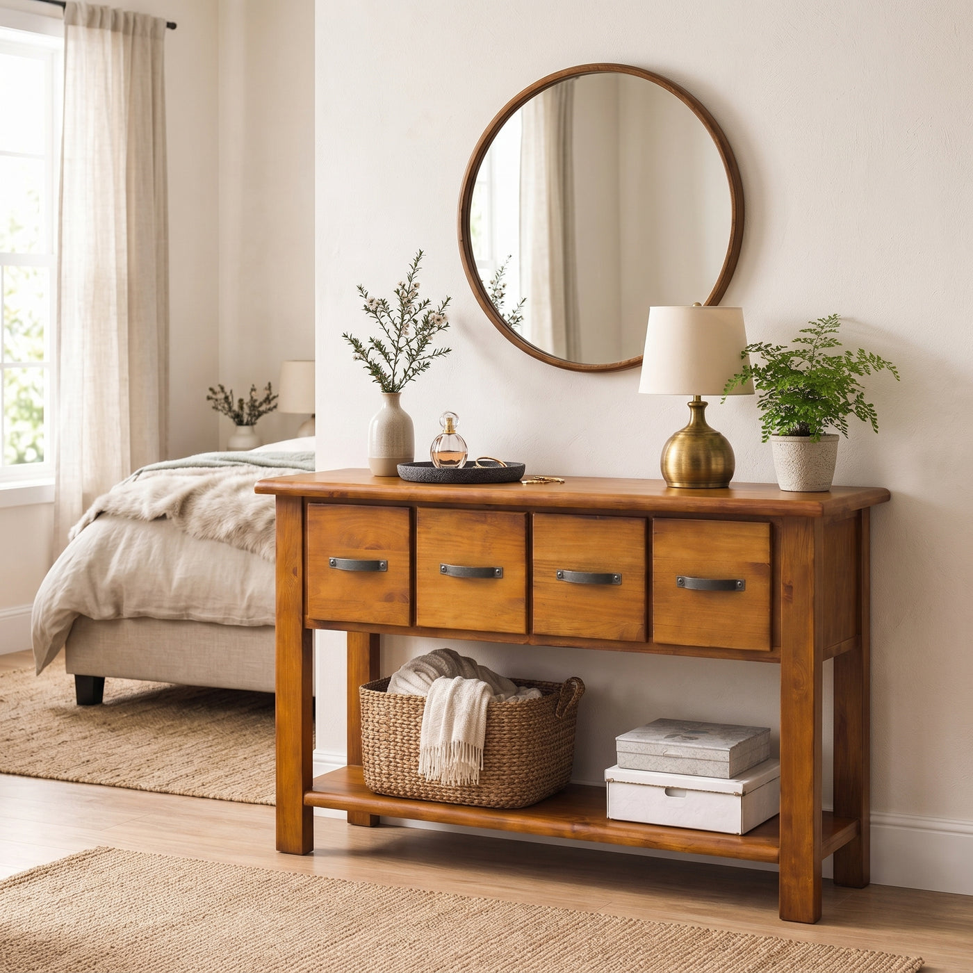 Edison 4 Drw Hall Table | Furniture World NZ