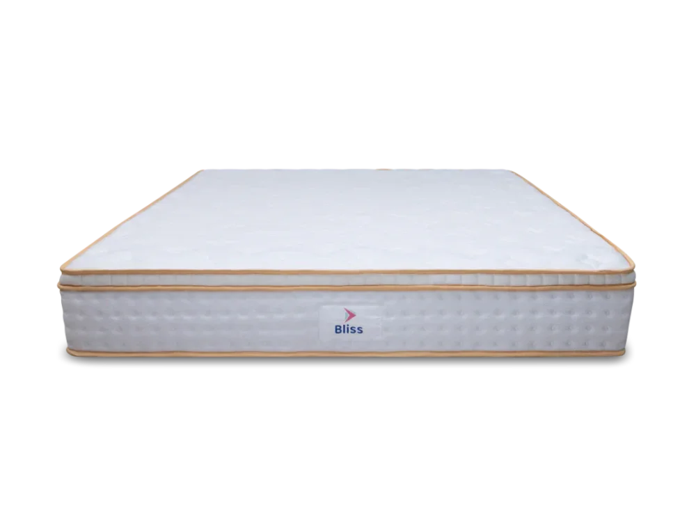 Edison Bed Frame + Bliss Euro Top Pocket Spring Mattress