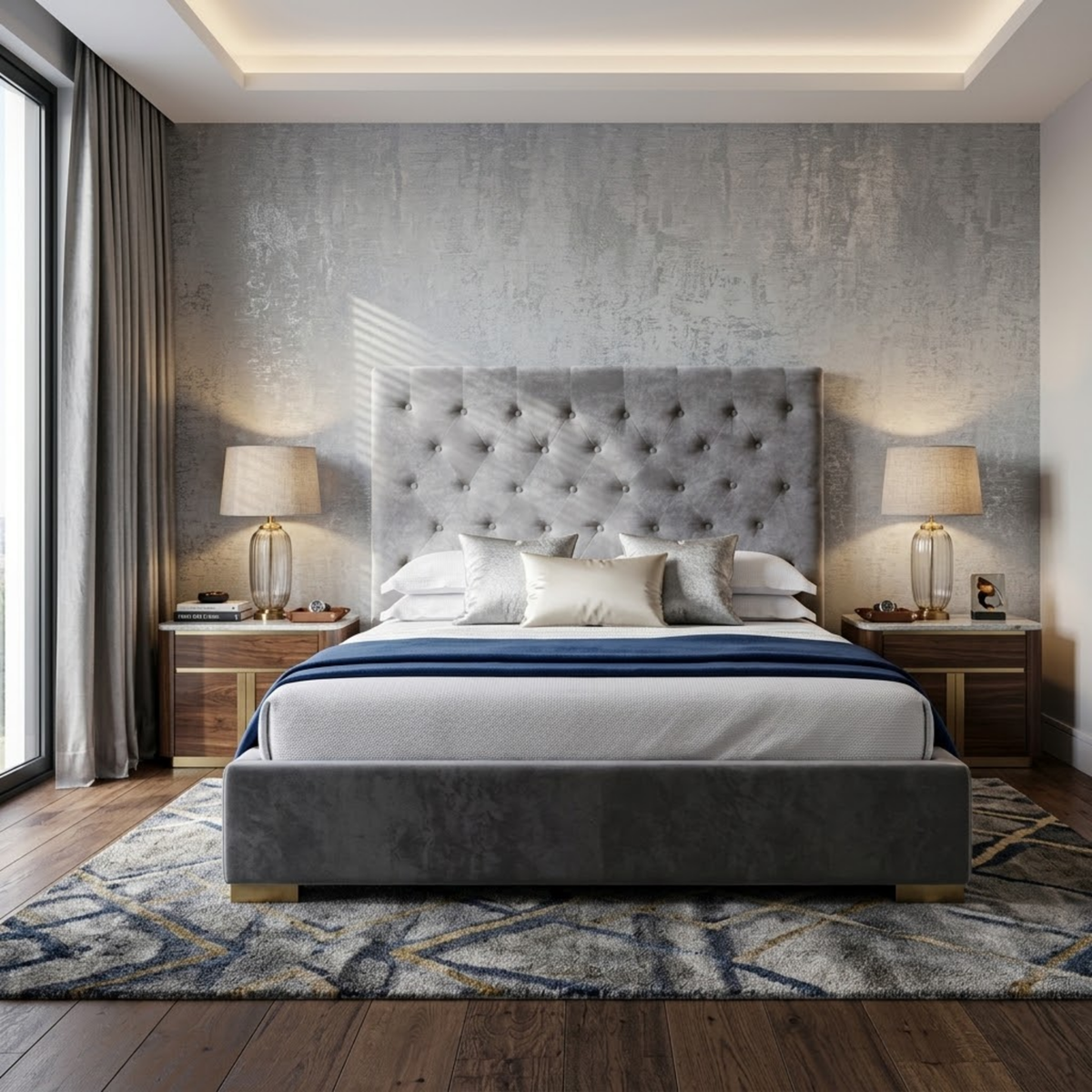 HH12 Epsom Fabric Headboard