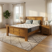 Oakwood Bed Frame +SleepTime X-Firm Mattress - lifestyle
