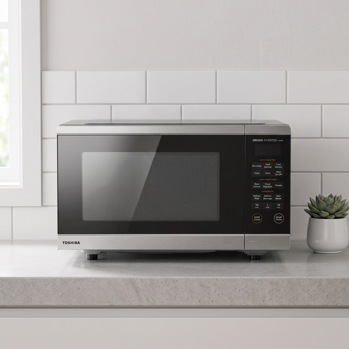 Toshiba 34L Microwave Stainless Steel ML3-EM34PF lifestyle
