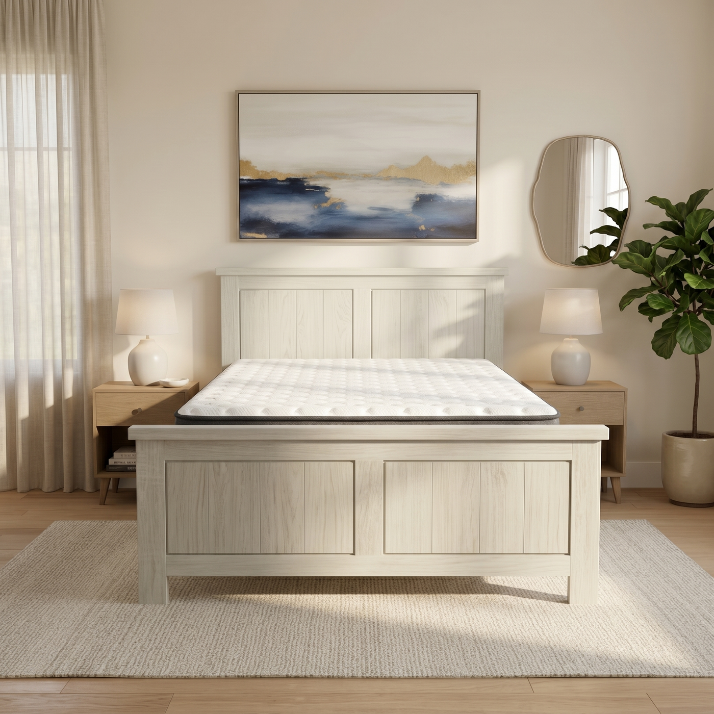 Signature Bed Frame + SleepTime Pocket Pillowtop Mattress - lifestyle