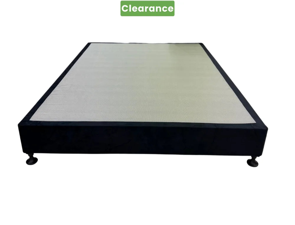 Flexi Bed Base in a Box-Black Velvet+ SleepTime Pocket Pillowtop Mattress | Furniture World Auckland