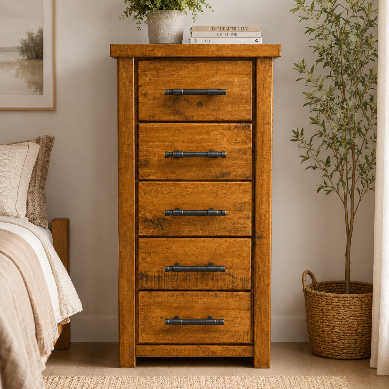 Oakwood 5 Drw Slimboy
