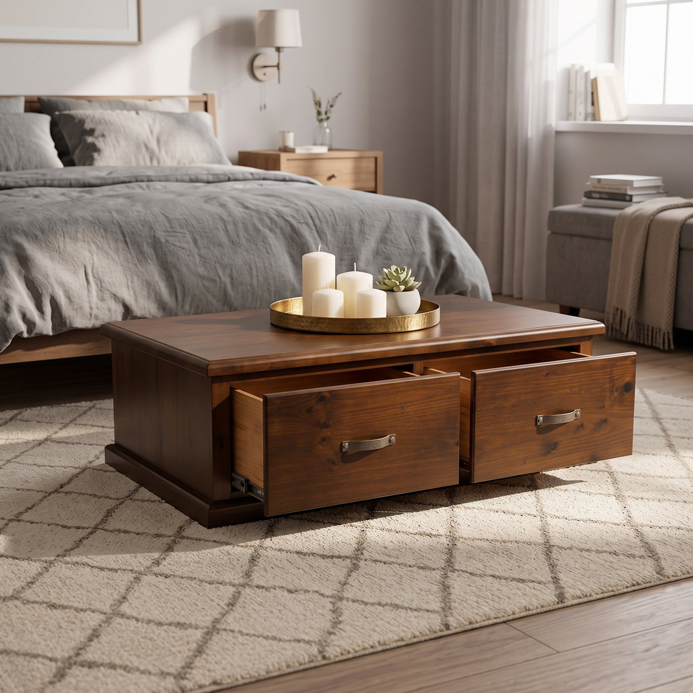Edison 2 Drw Coffee Table