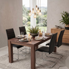 Clarity Dining Chairs Set of 4 Black