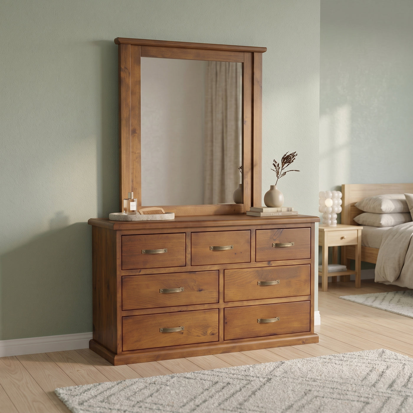 Edison 7-Drawer Dresser / Mirror