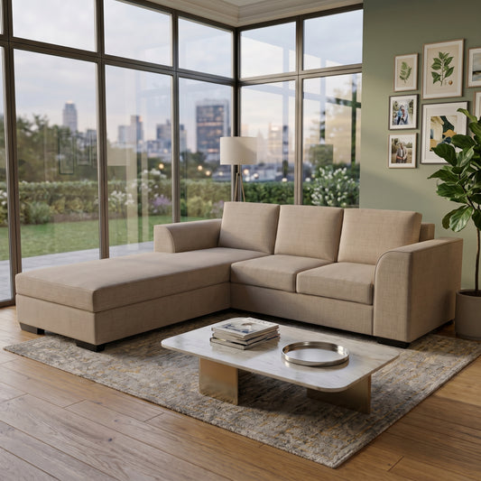 NZ Made Harbor 3 Seater Corner Sofa With Reversible Chaise