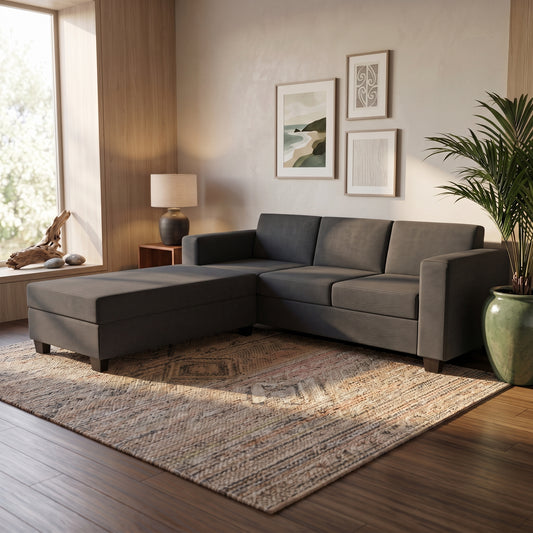 NZ Made Eco 4 Seater Corner Sofa With Reversible Chaise