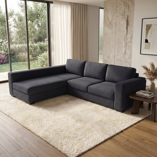 NZ Made Trendi Long-Arm with Chaise Corner Sofa