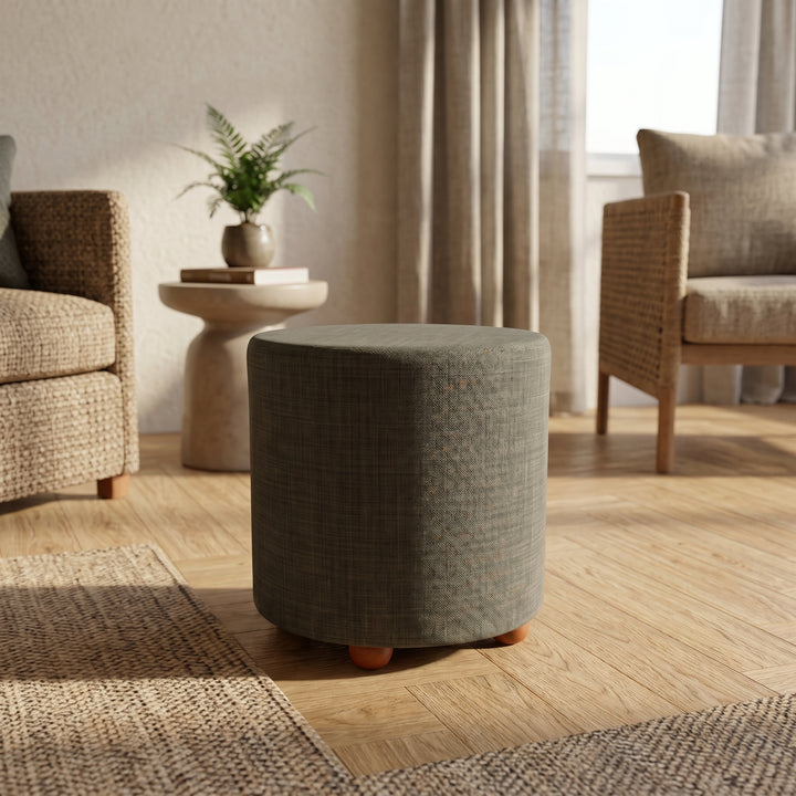 NZ Made Luna Foot Stool Round