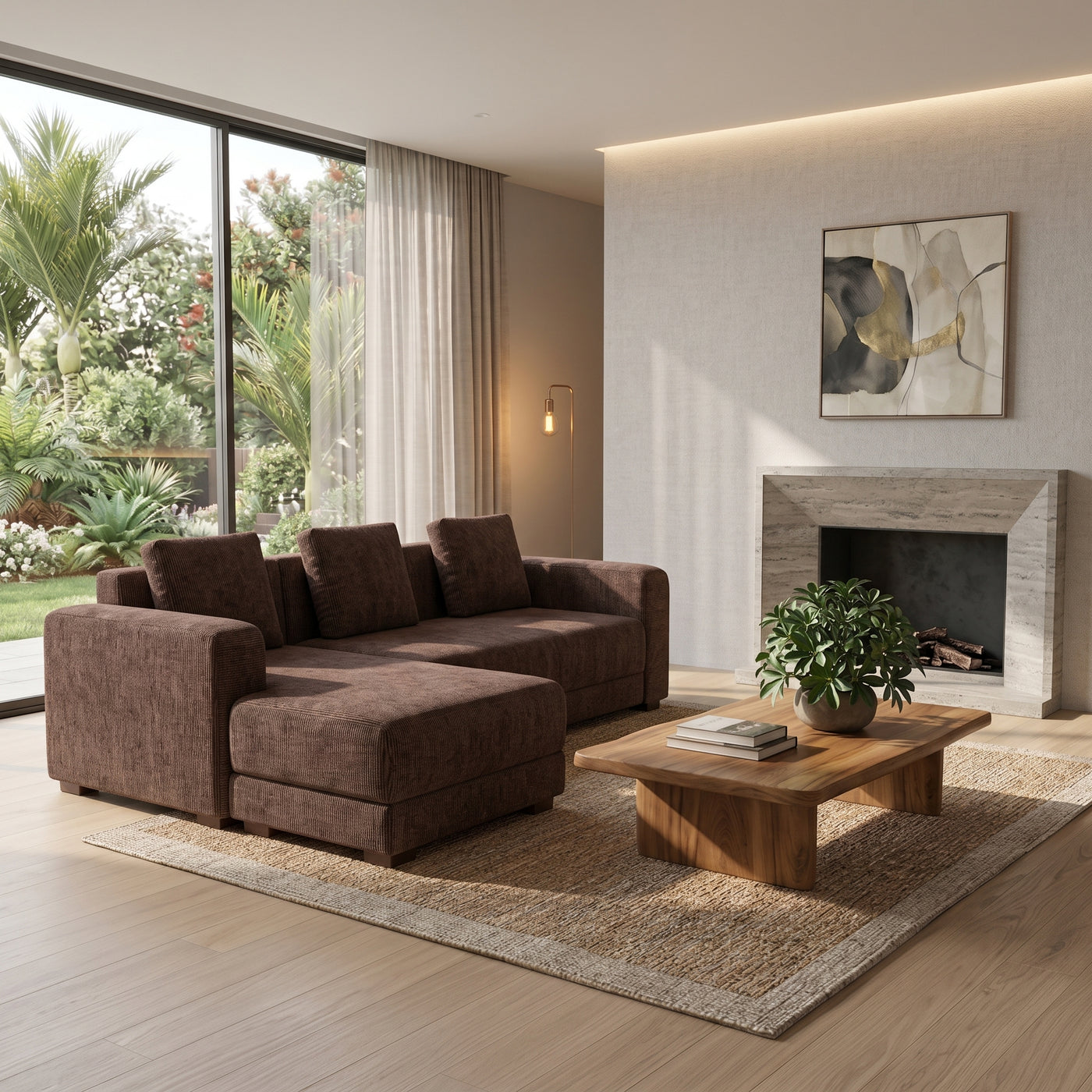 NZ Made Sigma 3 Seater Corner Sofa With Reversible Chaise