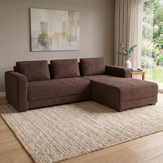 NZ Made  Sigma Long-Arm with Chaise Corner Sofa