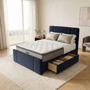 NZ Made Crest Bed Frame With Drawers Venus Medium Bundle 1