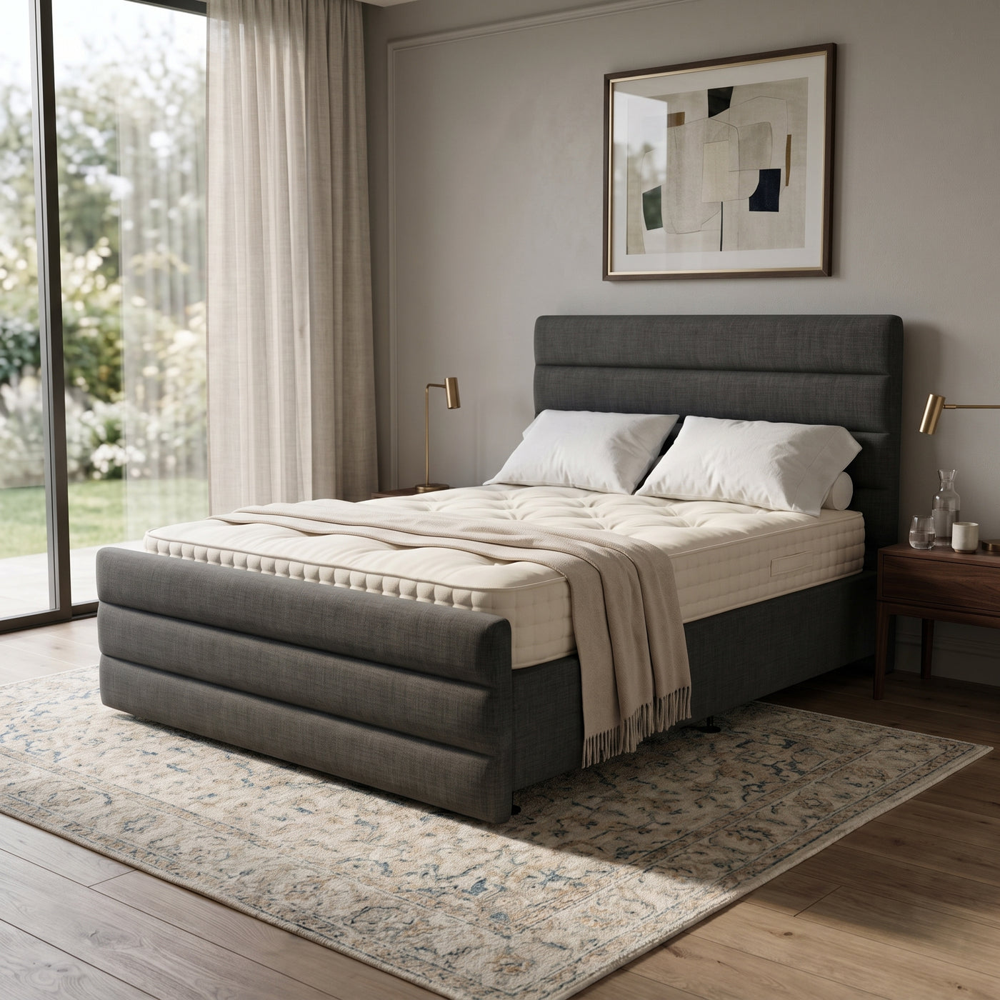 NZ Made Regal Bed Frame + Venus Medium Mattress — Bed Bundle