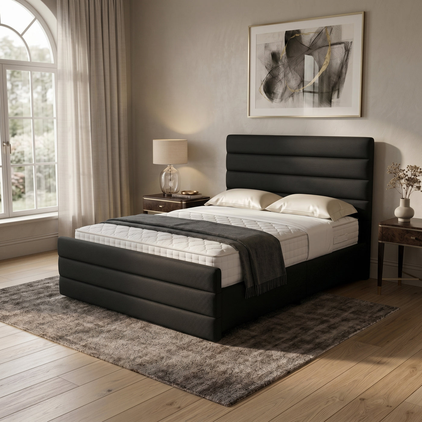 NZ Made Regal Bed Frame + Bliss Max Medium Mattress