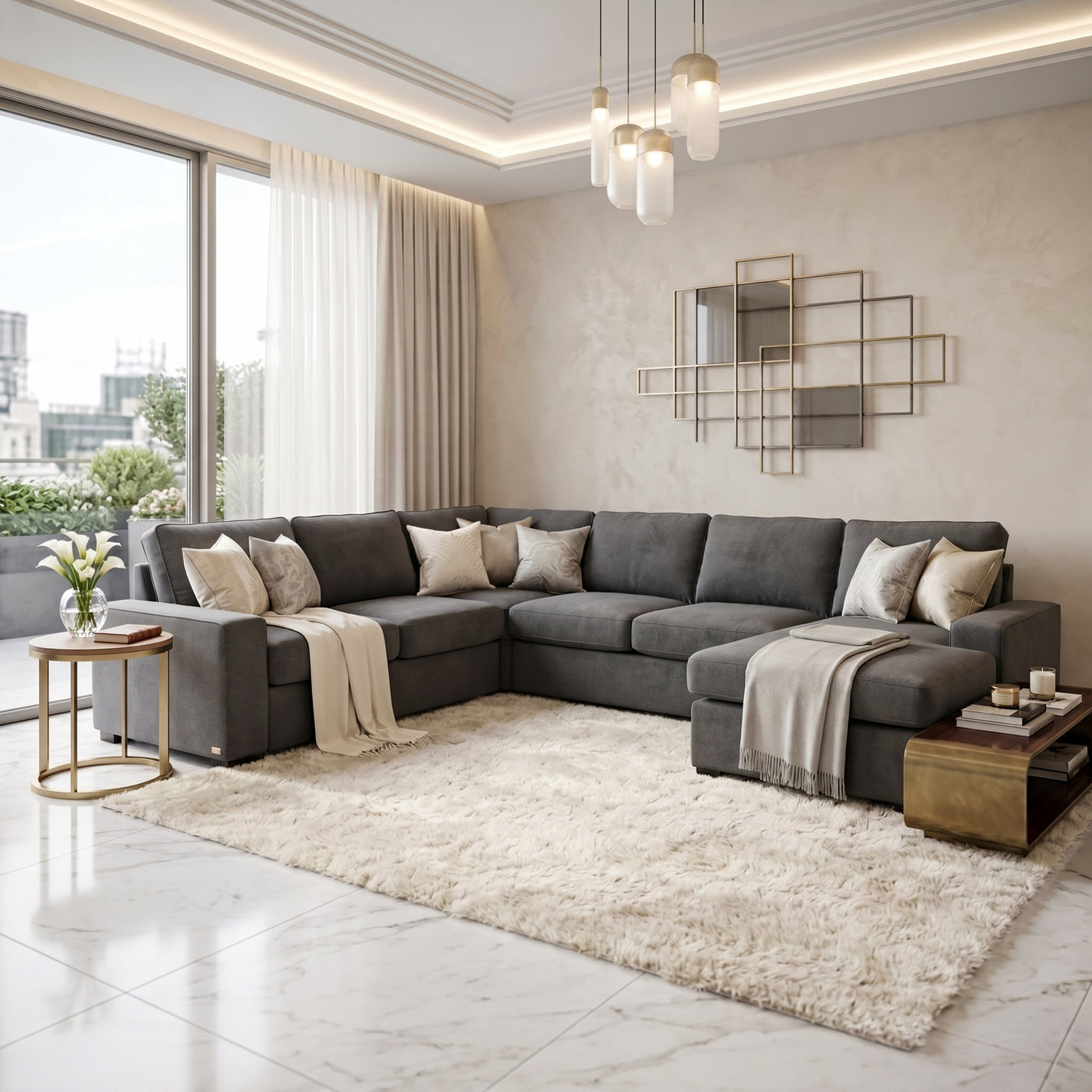 Bronson 6 Seater Corner Suite
