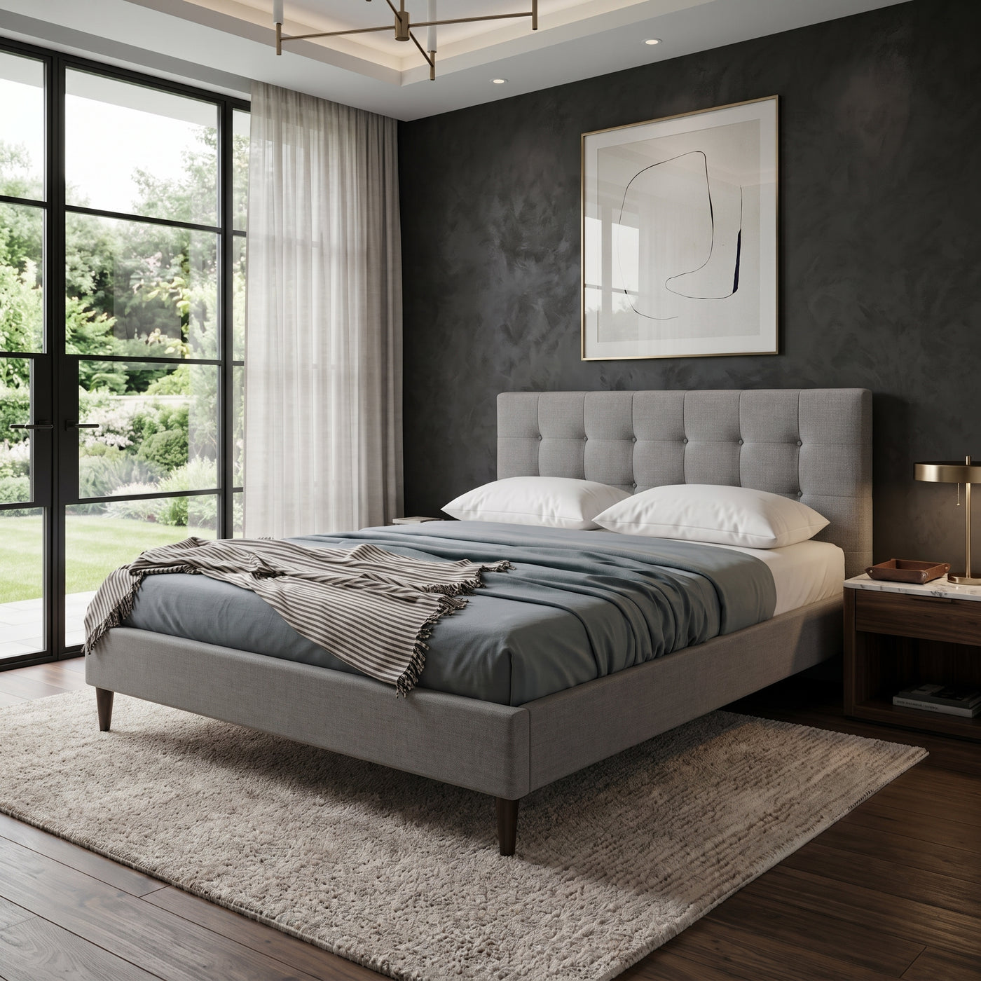 Aspen Fabric NZ King Bed