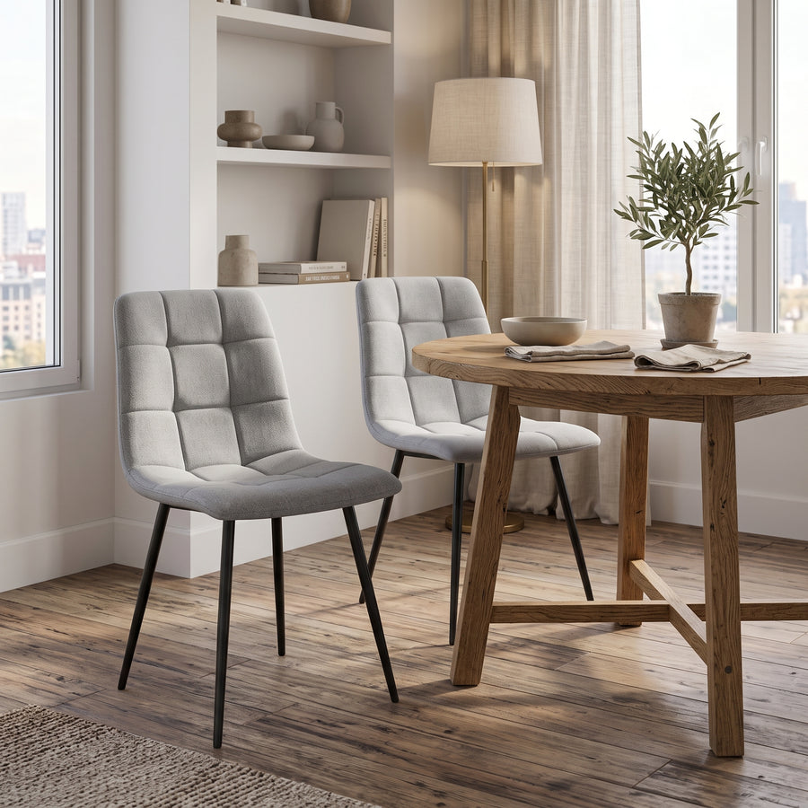 Chicago Chair Grey 2-Piece Set